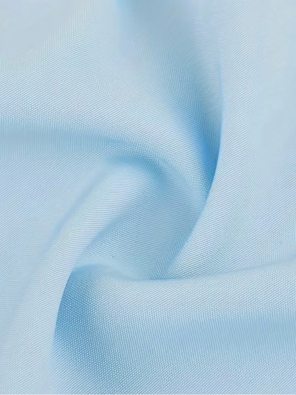 Off-Shoulder Light Blue Crop Top with Balloon Sleeves - Picture 4 of 4